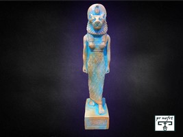 Statue of the goddess Sekhmet,  distinctive for your powerful and active altar.  - £150.66 GBP