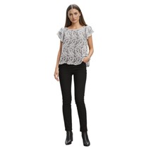 KLD Signature Cream Lace Ruffle Sleeve Top l Size M - $24.28 CAD