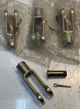 4 Qty of Yoke Clevis Ends 6A | 045720-7620 | 3-3/8" L 13mm Bore 8mm ID (... - $23.99