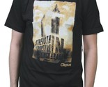 Orisue Uomo Nero Struttura Forza Building Torre Fulmine T-shirt M Nwt - £11.68 GBP