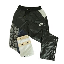 Nike Sport Black White Floral Sport Track Pants Trousers size XS - $64.35