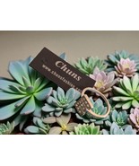 Chuns Fashion Bold Initial Letter &quot; E &quot; Size 7.5 Ring Silver Tone 11 Stones - $167.20 MXN