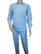 Men INSERCH premium Soft Linen Breathable 2pc Walking Leisure suit LS291... - £119.89 GBP