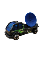 2000 Matchbox Hero City Airport Alarm Weather Blue Radar Dish Black Truck - £4.50 GBP