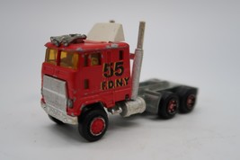 Vtg MAJORETTE Super Movers Fire Engine Truck 612 FDNY 55 France Incomplete - $8.00