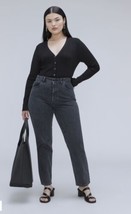 Everlane Curvy 90 s Cheeky Straight Jeans Women &#39;s 28 High Rise Denim Pants New - £32.85 GBP