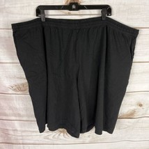 Fruit Of The Loom Men&#39;s 4XL Black Cotton Shorts - £5.52 GBP