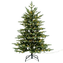 5/6/7 Feet Artificial Christmas Tree with 1426/2116/3156 Lush PVC and 20... - $141.17
