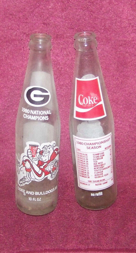 lot of {2} vintage commerative soda bottles {coca-cola} - £9.34 GBP