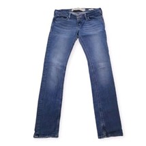 Hollister Jeans Women 3 S Laguna Skinny Extreme Low Rise Short Medium Wash 30x29 - £17.10 GBP