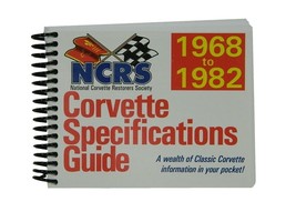 1968-1982 Corvette Guide NCRS Specifications 4th Edition - £48.26 GBP