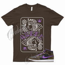 QUEEN T Shirt for AJ1 1 Black Mid Palomino Wild Berry Jordan Brown To Match Low - £18.44 GBP+