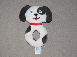 The First Years Dalmatian Dalmation Dog Stuffed Plush Baby Soft Ring Rattle Toy - $22.76