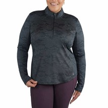 Spyder Women&#39;s Plus Size 3X Black Active Long Sleeve Shirt Sweatshirt NWT - $15.29