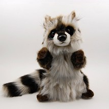 Raccoon Puppet Full Body Doll Hansa Real Looking Plush Animal Learning Toy - £45.49 GBP