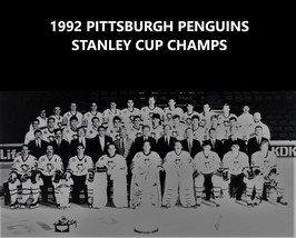 1992 PITTSBURGH PENGUINS TEAM 8X10 PHOTO PICTURE NHL 1992 STANLEY CUP CH... - £3.85 GBP