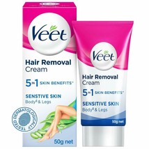 Veet Hair Removal Cream Sensitive Skin 50gms Free Ship - £12.61 GBP
