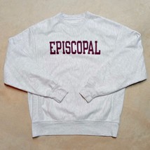 Vintage Champion Episcopal Reverse Weave Crewneck Sweatshirt - Size Medium - $570.23 MXN