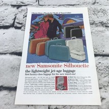 Vtg 1959 Print Ad Samsonite Luggage Advertising Art - $9.89