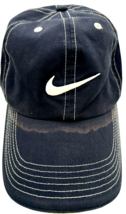 Nike Golf Cap Men&#39;s One Size Fits All Adjustable Strapback Navy Blue Hat... - $12.97