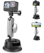 Car Suction Cup Mount 360° for GoPro Hero 11 10 9 8 7 Insta360 X3 - $16.80 CAD