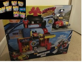 8 Disney Junior Mickey &amp; the Roadster Racers Collection + Garage Playset - £281.27 GBP