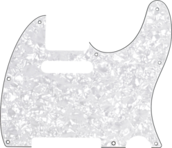 Fender Pickguard, Telecaster®, 8-Hole Mount, White Pearl, 4-Ply - £39.10 GBP