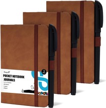 Koogel 3PCS Pocket Notebook Journals, Mini Notebooks 3.7&quot;L x 3.7&quot;W x 0.1... - $14.67