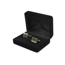 Men J.Valintin Cufflinks by Vitorofolo for French Cuff Shirt V29-42 Silver Gold image 3