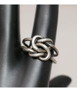 Sterling Silver Double Love Knot Rings Size 8 - $39.99