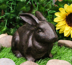 Rustic Vintage Cast Iron Whimsical Bunny Rabbit Abstract Taxidermy Figurine - $32.99
