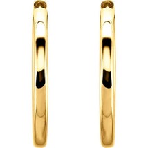Authenticity Guarantee 
14K Yellow Gold Hinged Hoop Earrings - £871.48 GBP+