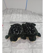 Sea Turtle Slippers Women Size Medium 7-8 Green Soft Non Slip 12x13&quot; - $475.79 MXN