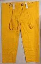 CHINA MADE ORANGE 2XL WET RAIN SUIT PANTS BOTTOMS ADJUSTABLE SUSPENDERS ... - $18.78