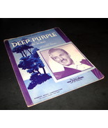 1940&#39;s DEEP PURPLE Antique Sheet Music Peter DeRose Mitchell Parish Van ... - $9.99