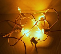 Power Cord Six  Lights Electric Grandeur Noel  Village Accessory bulbs 6 clear - £25.27 GBP