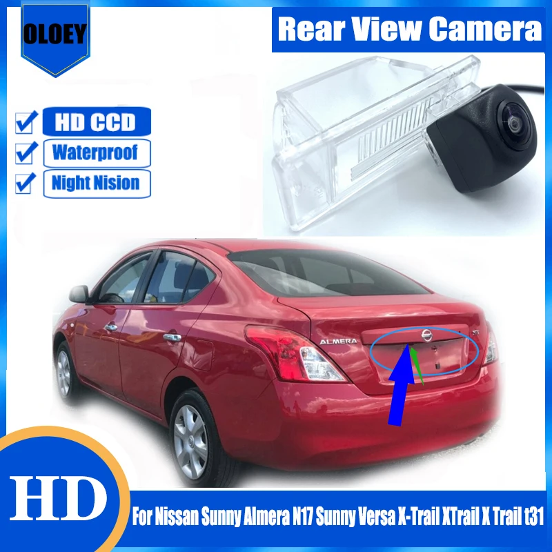HD Fisheye Rear Camera For Nissan Sunny Almera N17 Sunny Versa X-Trail XTrail X - £28.45 GBP+