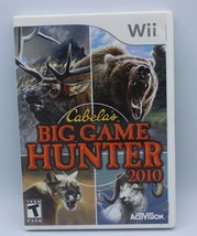 Cabela&#39;s Big Game Hunter 2010 (Nintendo Wii, 2009) - No Manual - Tested - £3.98 GBP
