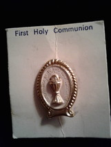 Vintage First Holy Communion Pin - £4.02 GBP