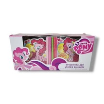 My Little Pony Pinky Pie Storybooks &amp; Wooden Bookends Set 4 Books Ponies... - $61.38