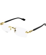 Gucci Eyeglasses GG1221O 001 56mm Gold / Demo Lens - $5,603.65 MXN