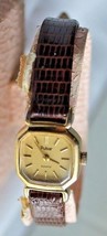 Ladies Pulsar Y480-5680 Quartz Analog Gold Tone Watch Select Lizard Band... - £18.94 GBP