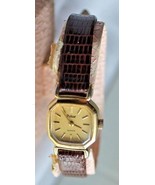 Ladies Pulsar Y480-5680 Quartz Analog Gold Tone Watch Select Lizard Band... - £19.13 GBP
