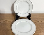Set Of 4 Bread plates Imperial China by W. Dalton 318 Sincerity Silver Trim - $19.59