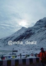 Digital Image Picture Photo Pic Sissu Valley India snow mountains clouds... - $1.00