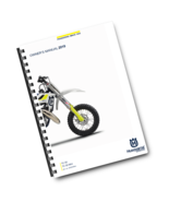 HUSQVARNA 2019 - TC 50 MINI  - OWNERS MANUAL - REPRINTED COMB BOUND - $49.99