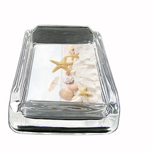 Starfish Glass Ashtray D1 4&quot;x3&quot; Sea Star Ocean Fish Beaches Sand - £39.52 GBP