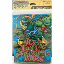 Teenage Mutant Ninja Turtles TMNT Invitations Birthday Party Supplies 8 Count - $5.75