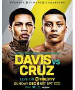 Gervonta Davis VS Isaac Cruz Poster Boxing Match Art Event Print 24x36&quot; ... - £9.53 GBP+