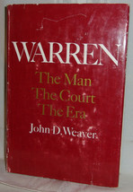 John D Weaver Earl Warren Man The Court The Era First Ed Signed Hc Dj Politics - £17.68 GBP